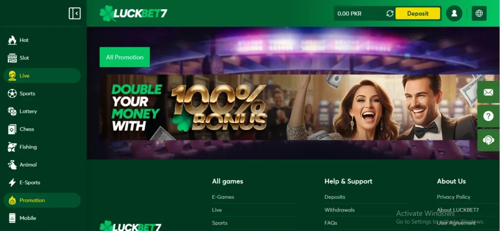 LuckBet7 Game app