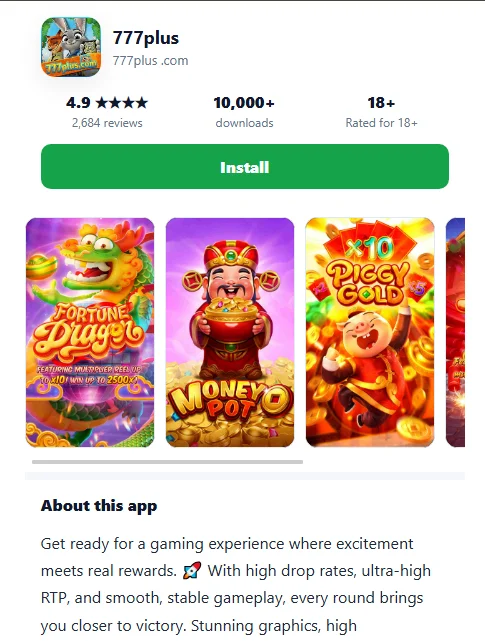 777PLUS Game download