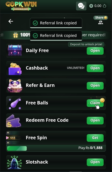 GOPKWIN Game app