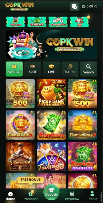 GOPKWIN Game