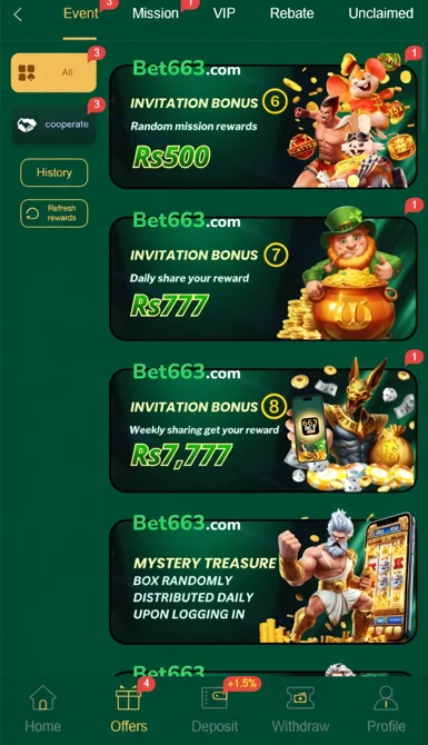 Bet663 Game app
