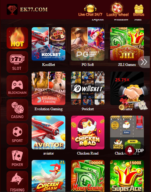EK77 Game app